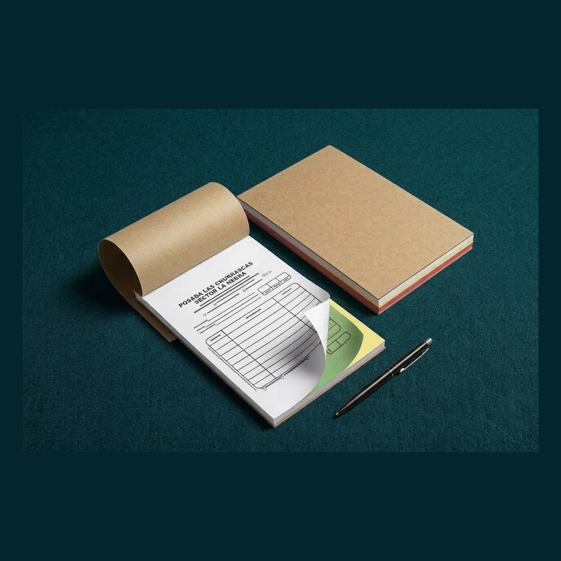 Talonario ORIGINAL+ COPIA  (Media carta) (13x19 cms) 